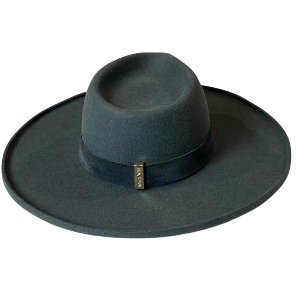 Premonition Goods-Midnight Presley-A Pencil Brim Rancher Hat